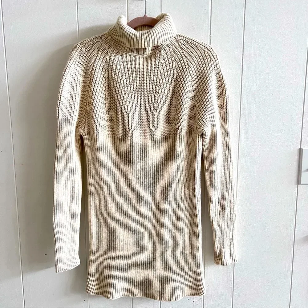 cream cable knit jumper dress Baltic Born Womens Ellis Cable Knit Sweater Dress | Ivory